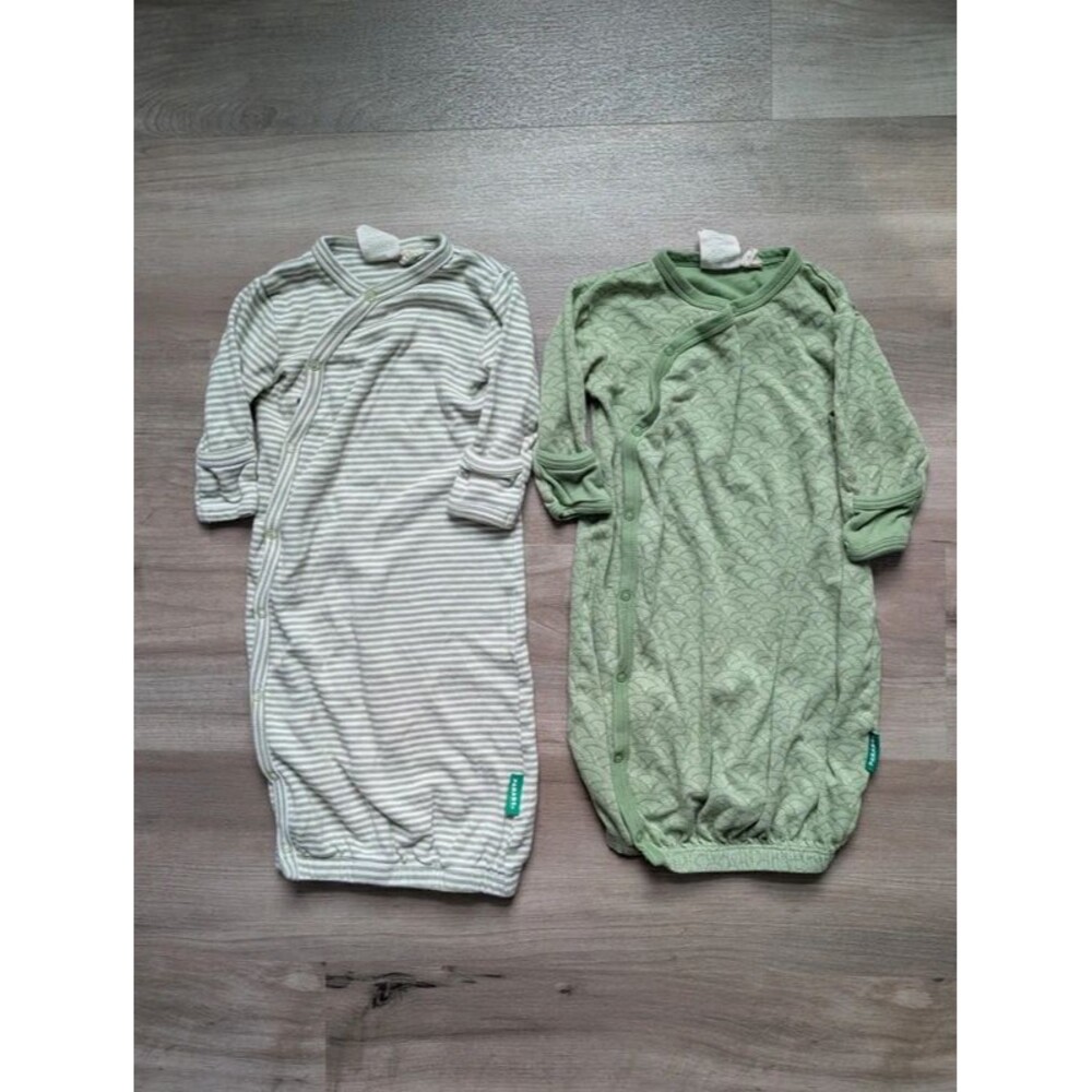 Parade Kimono Baby Gown Sleep Sack Green, 3-6m (U1)